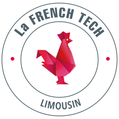 Un coq sous la forme d'un origami, emblème de la French Tech Limousin